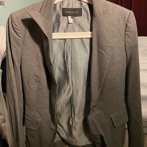 BCBG Blazer Grey with Pockets and a Button